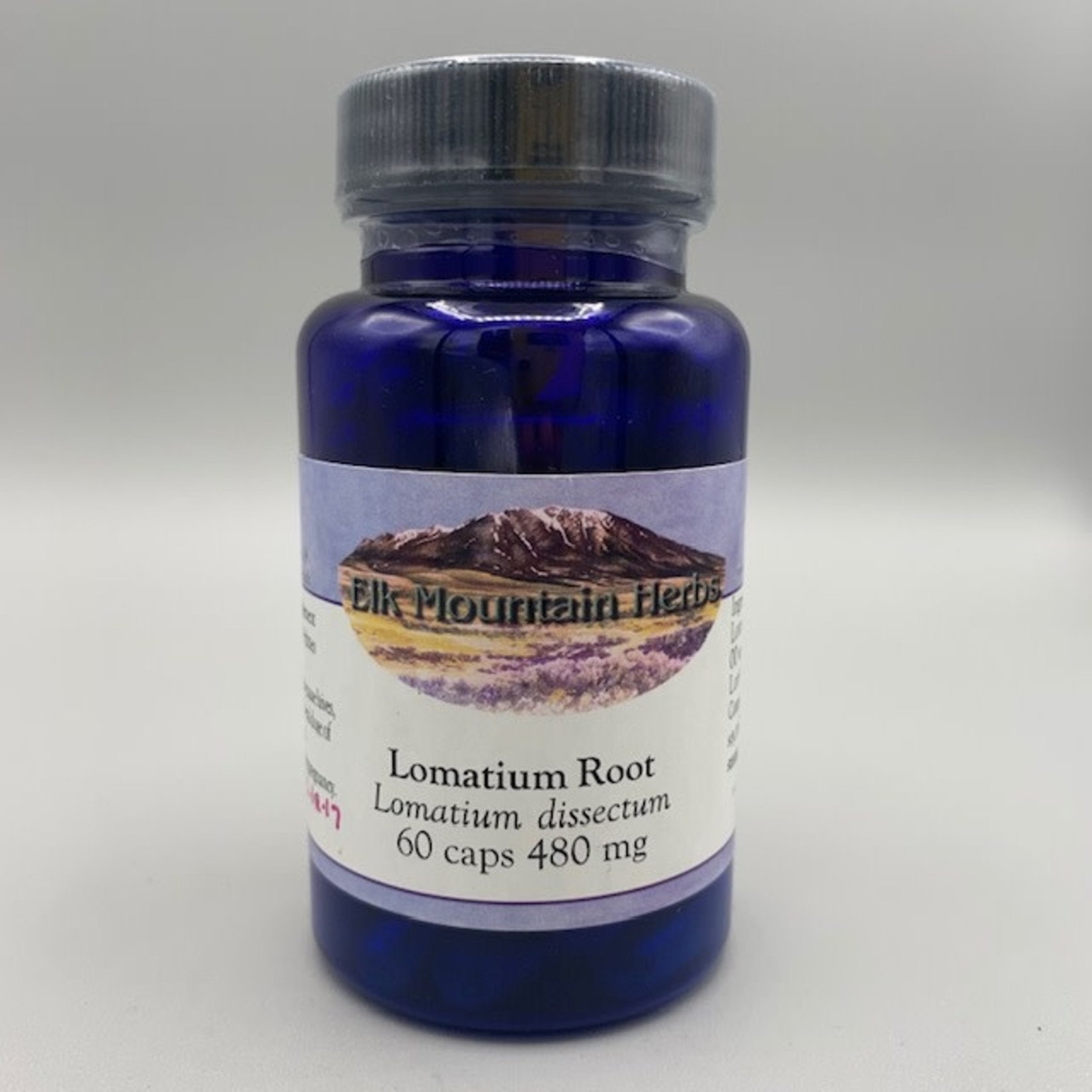 Elk Mountain Herbs EMH Lomatium Root 480mg, 60 Veggie Caps