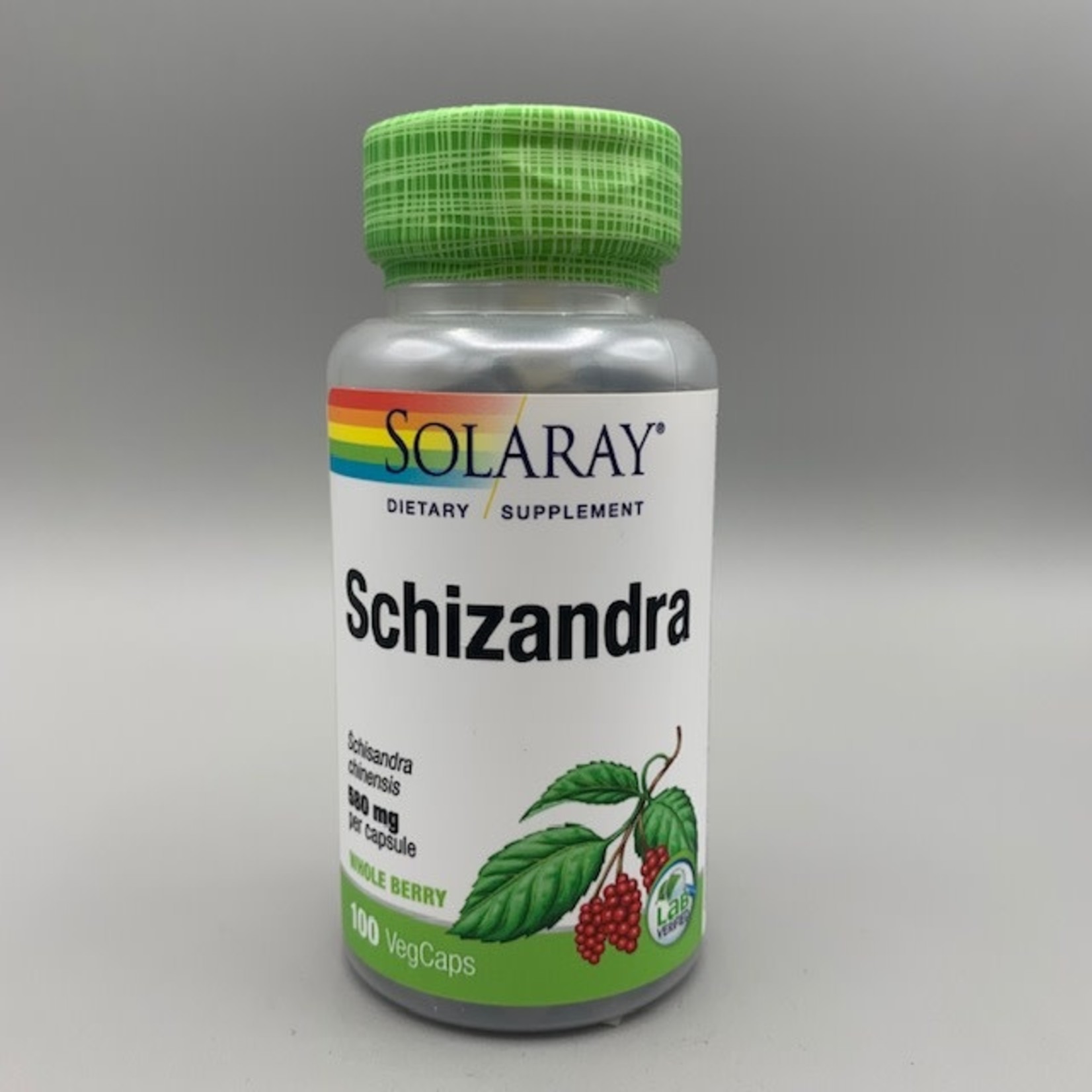 Solaray Schizandra - 580 mg, 100 Veg. Capsules