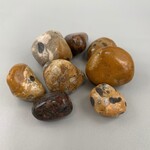 Combo Stones: CarnivalUSA, Gemstone Factory, Etc. Tumble: Leopard Skin Jasper