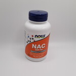 NOW NAC (N-Aacetyl Cysteine) - 600 mg, (Free Radical Protection) 100 Veg. Capsules
