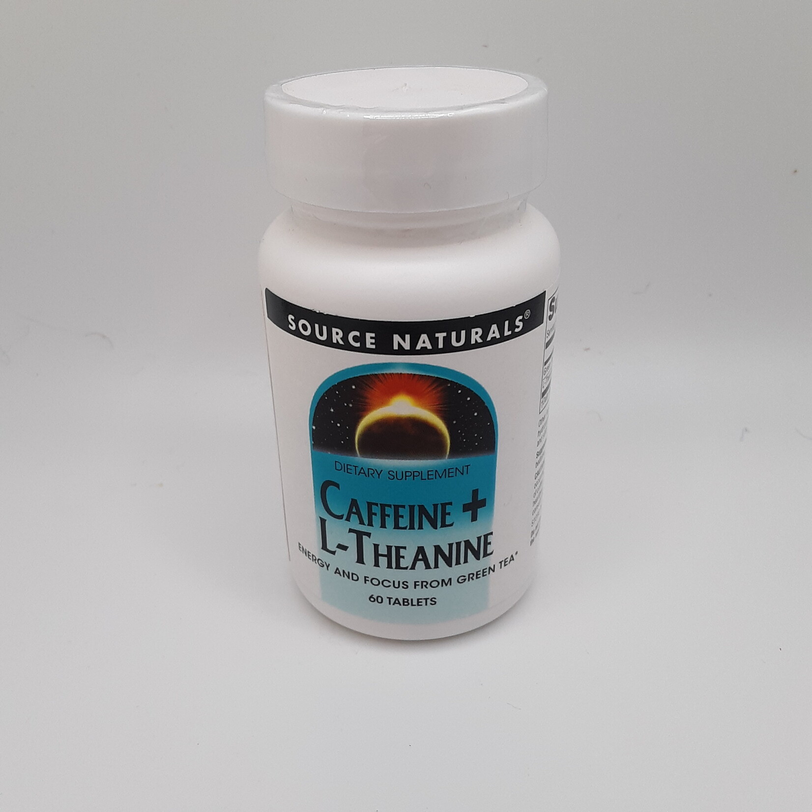 Source Naturals Caffeine + L-Theanine, 60 tablets