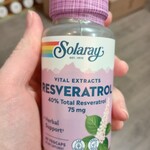 Solaray Resveratrol (Japanese Knotweed) - 75 mg, 60 Veg. Capsules
