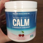 Natural Vitality Calm Magnesium Supplement: Cherry Flavor, 8 oz