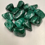 Combo Stones: CarnivalUSA, Gemstone Factory, Etc. Tumble: Malachite