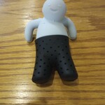 Silicone Tea Infuser (Strainer): Relaxed Human (man)