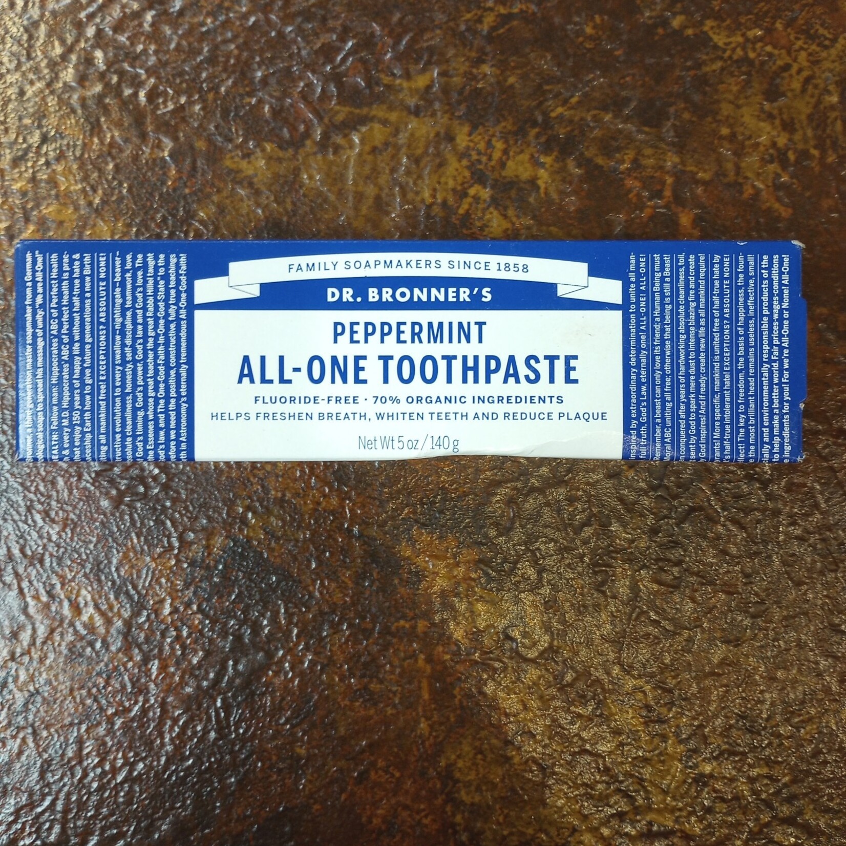 Dr. Bronner’s Peppermint Toothpaste