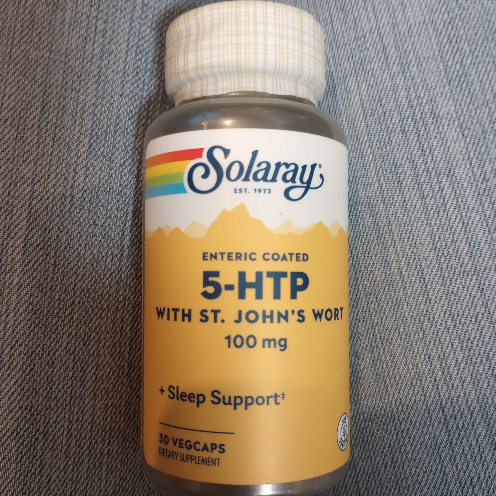 Solaray Enteric-Coated 5-HTP, 100 mg, 30 VegCaps