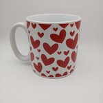 Red Hearts Coffee Mug