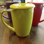 Tall Mug with Infuser & Same Color Lid: