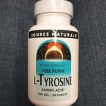Source Naturals L-Tyrosine - 500 mg, 50 Tablets