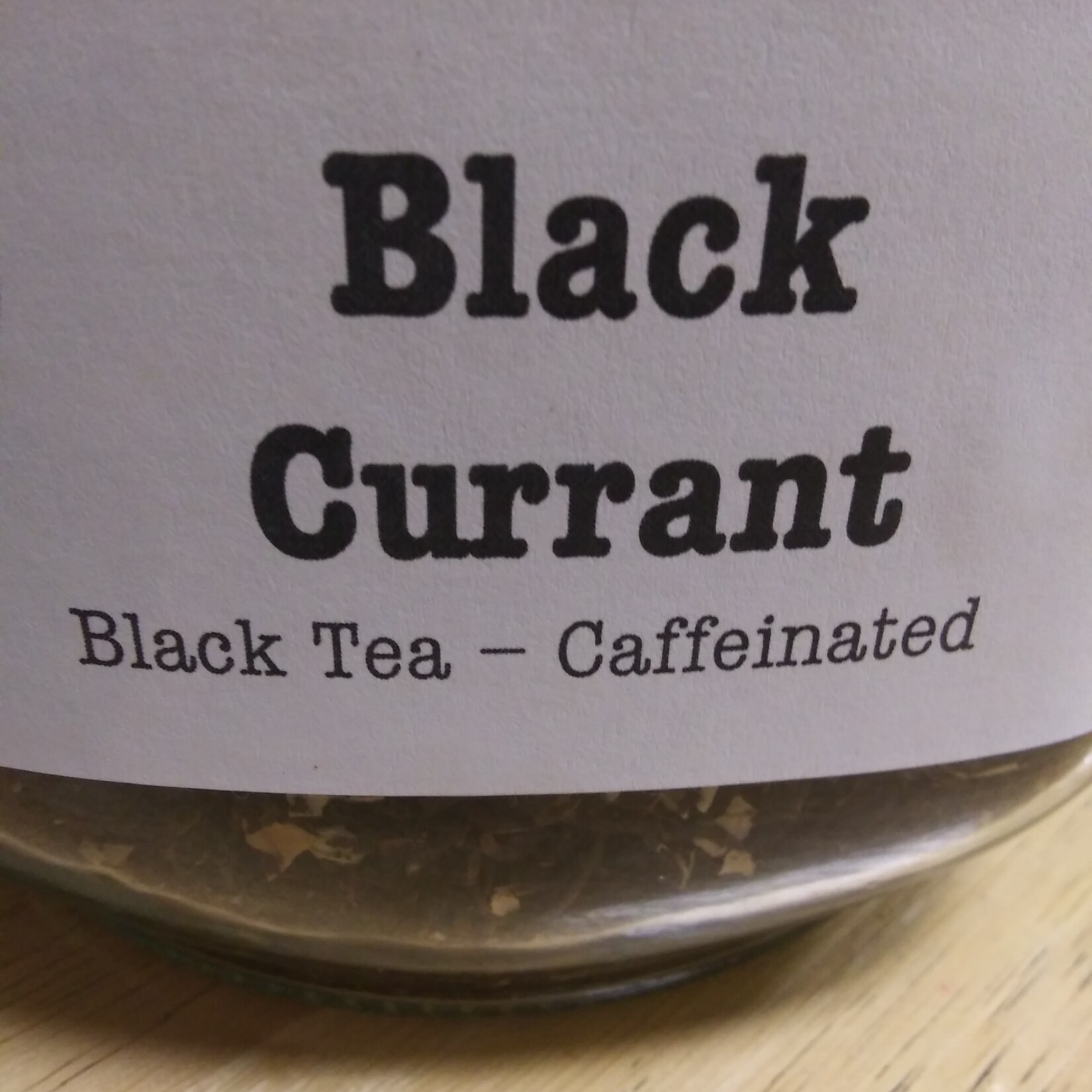 Black Tea 2 oz Package: Black Currant