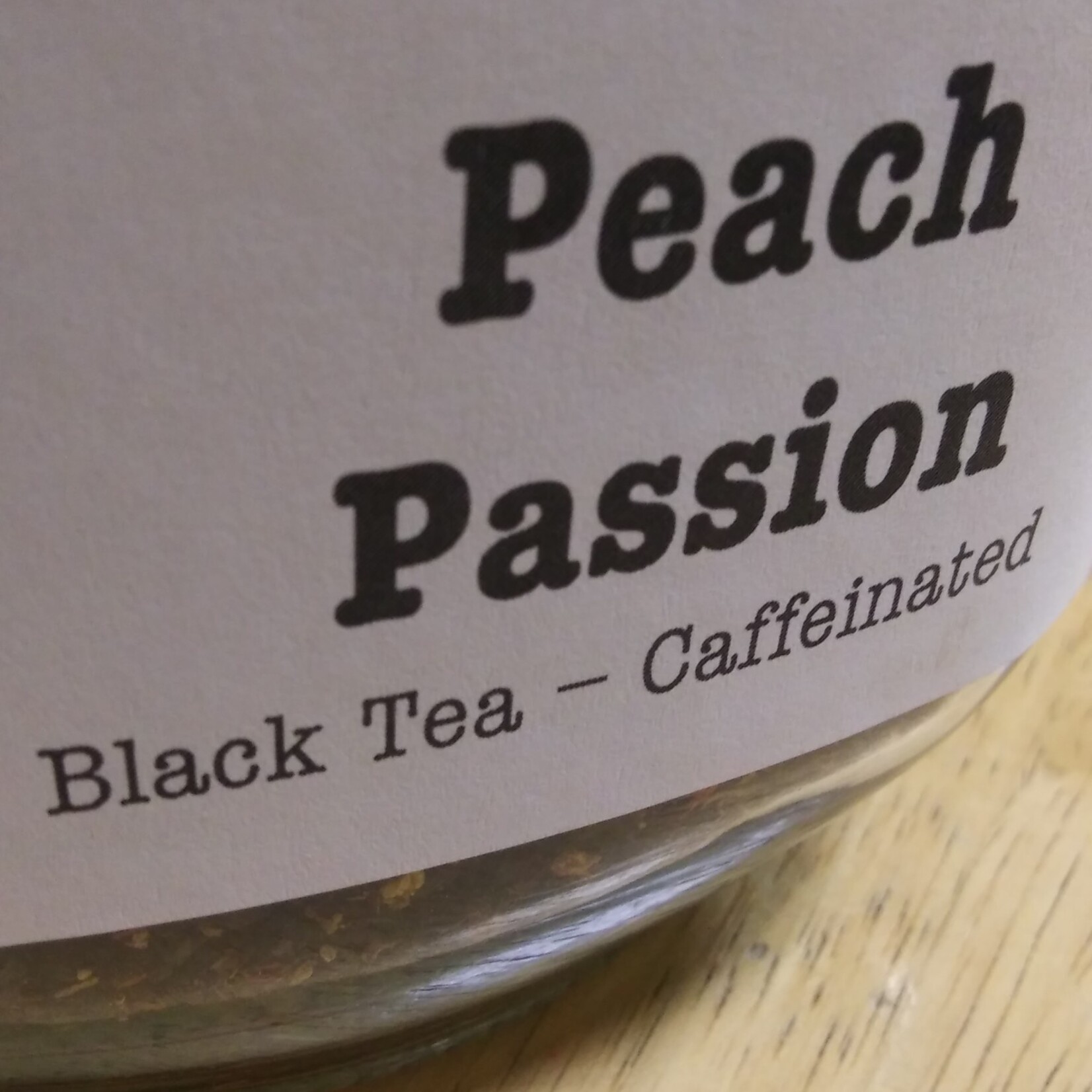 Black Tea 2 oz Package: Peach Passion