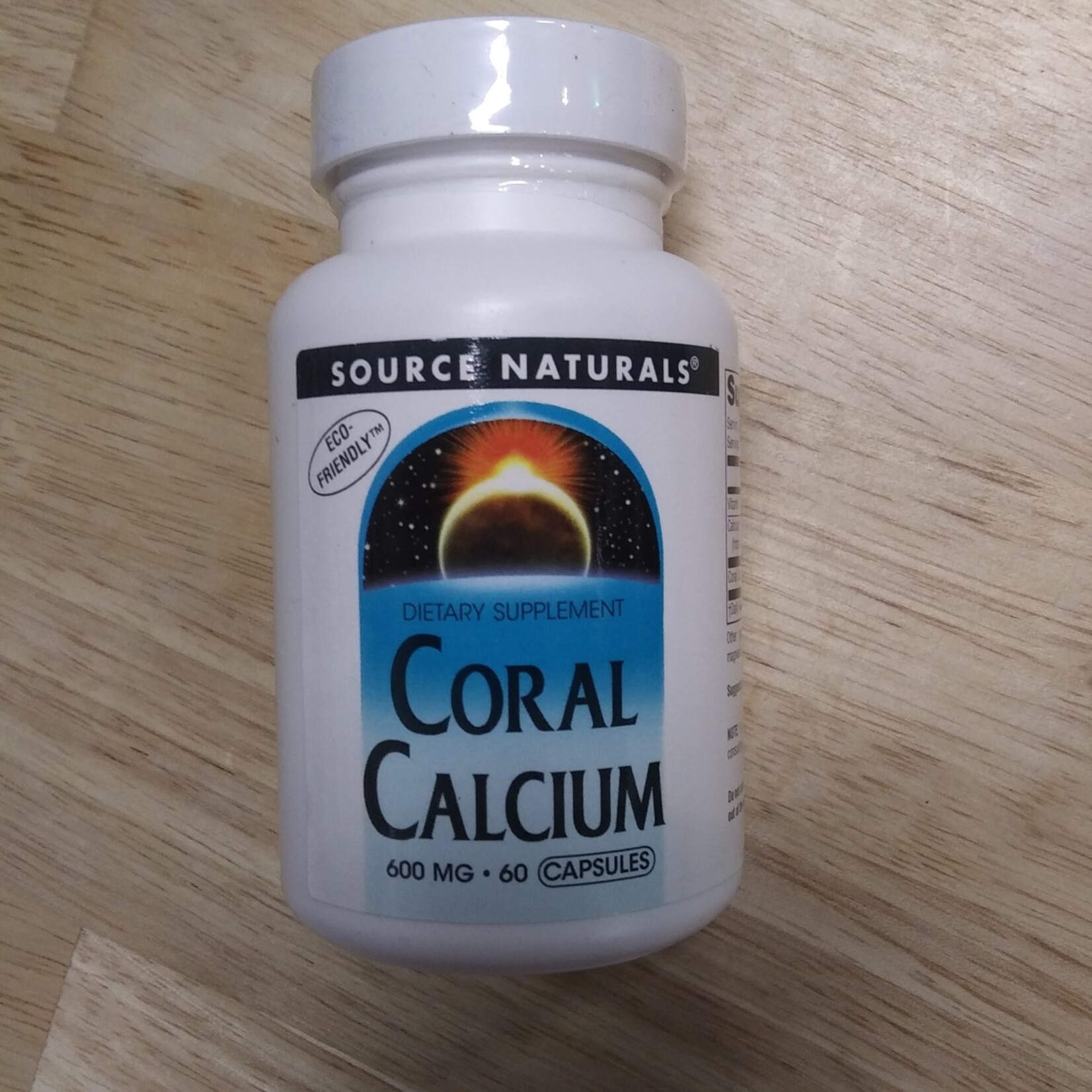 Source Naturals Coral Calcium, 600mg, 60 Capsules