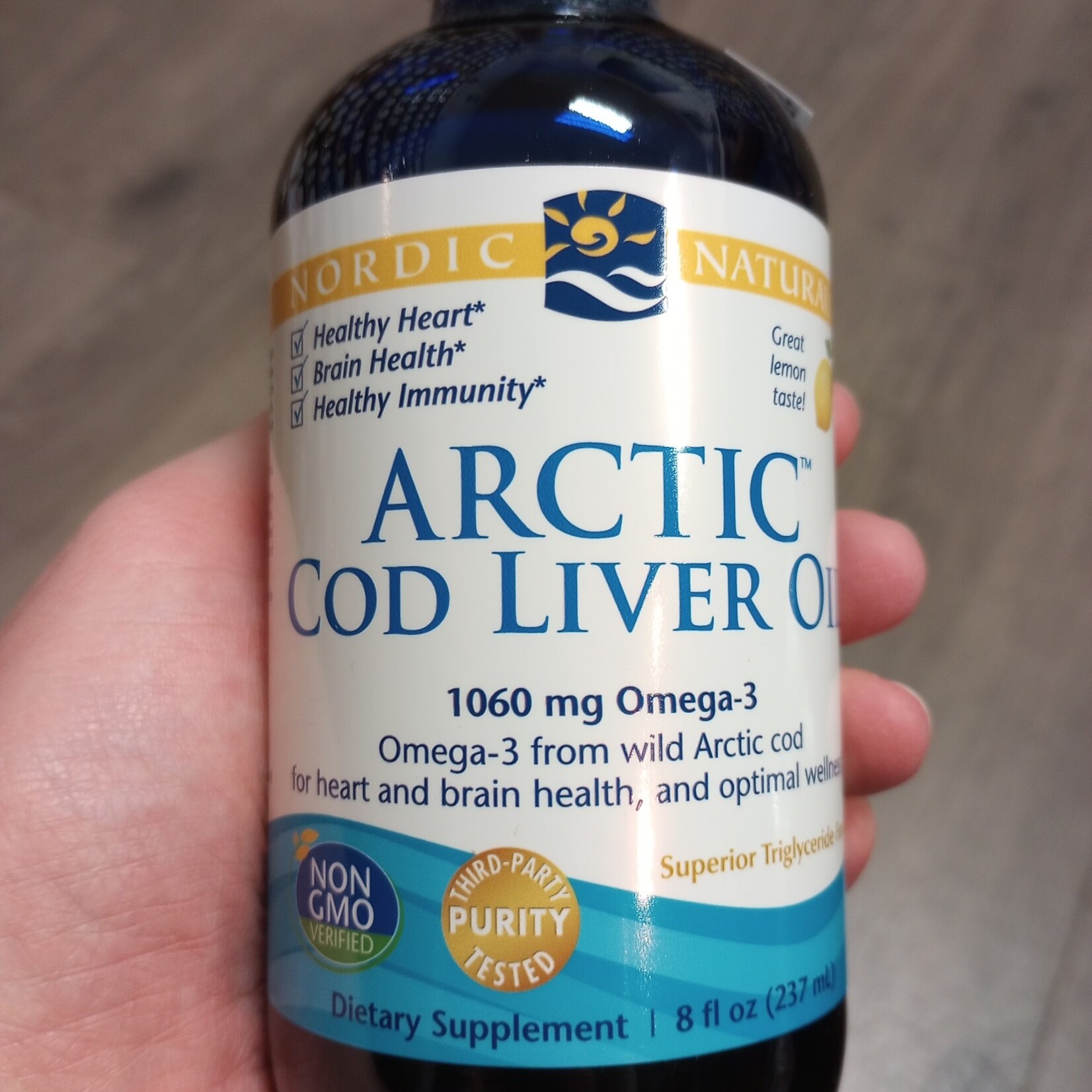 Nordic Naturals Arctic Cod Liver Oil (1,060 mg Omega-3), 8 fl oz