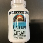 Source Naturals Calcium Citrate 1000mg 90 tablets