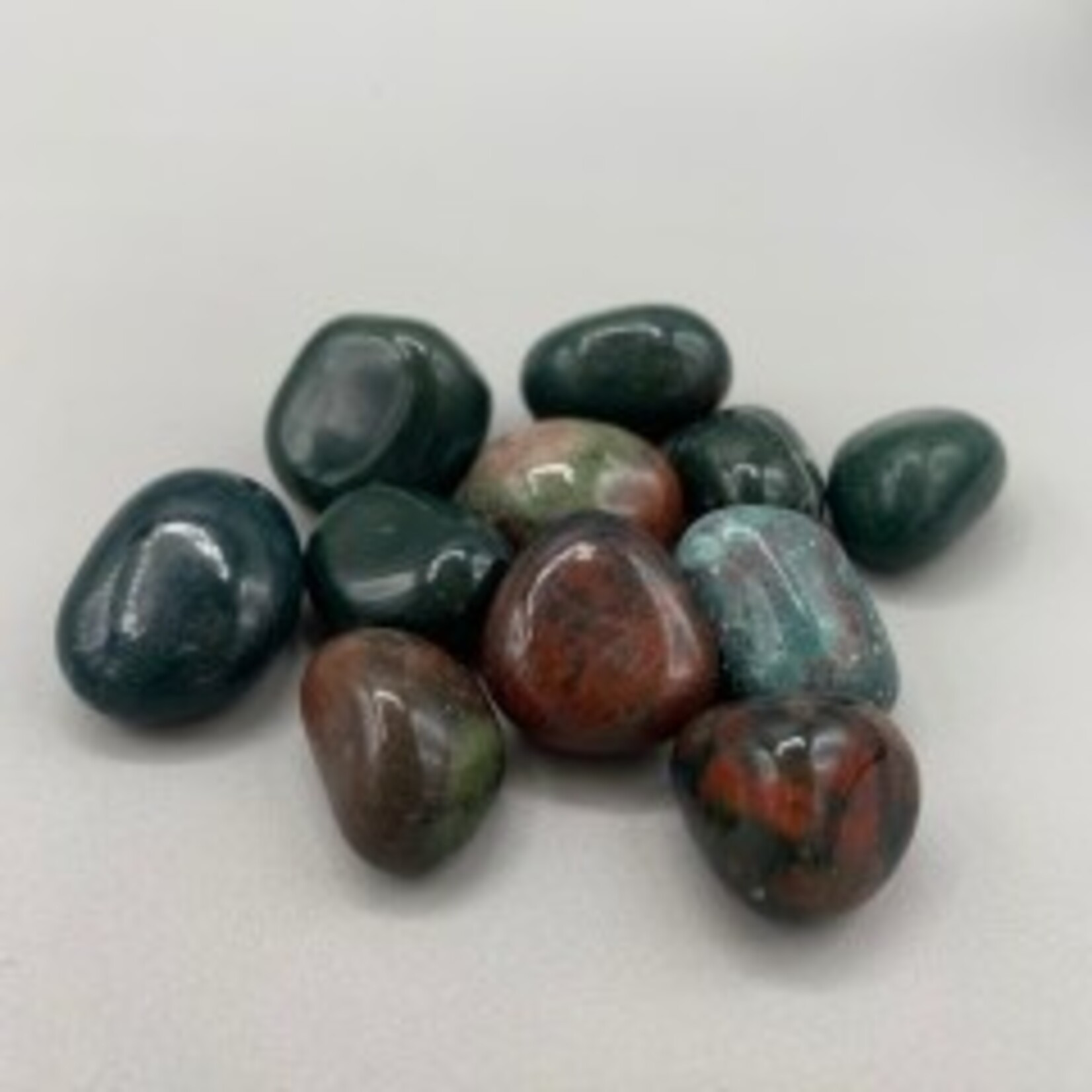 Stones Tumble: Bloodstone, Sm (can fit in a cage)
