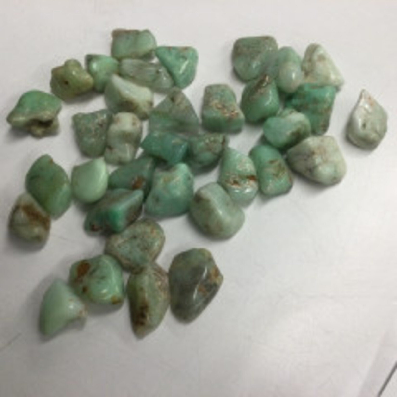 Stones Tumble: Chrysoprase, Sm (can fit in cage)