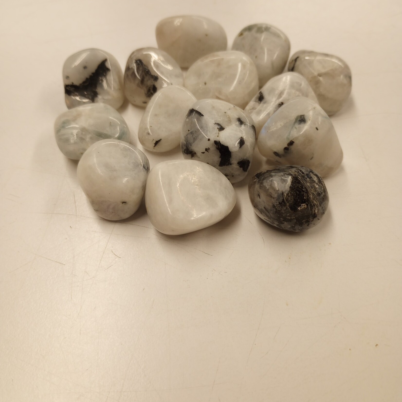 Stones Tumble: Moonstone, Rainbow
