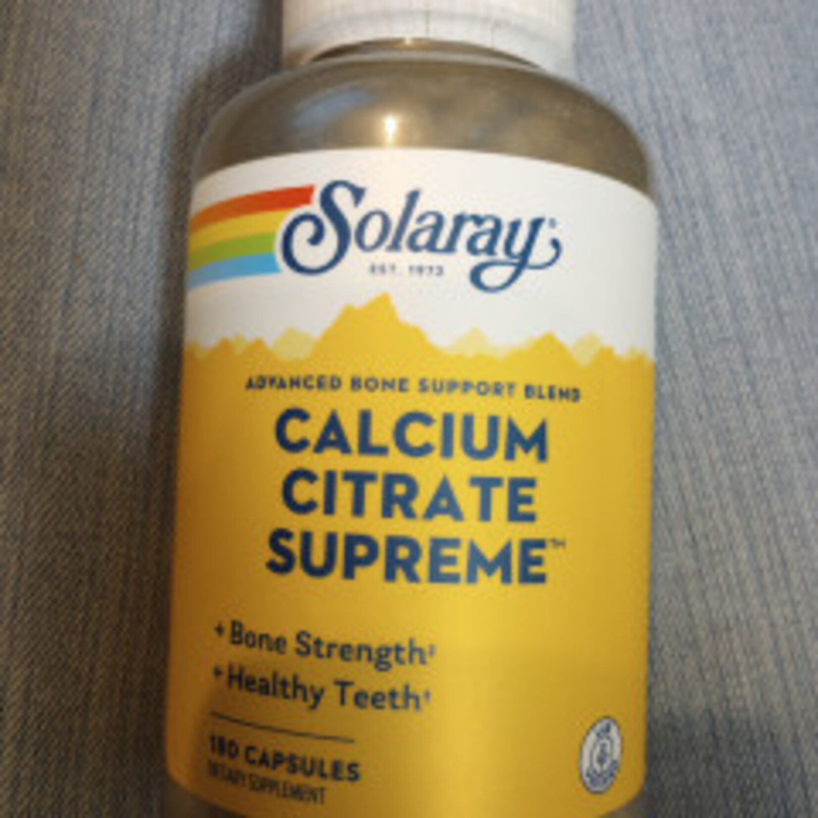 Solaray Calcium Citrate Supreme 180 count