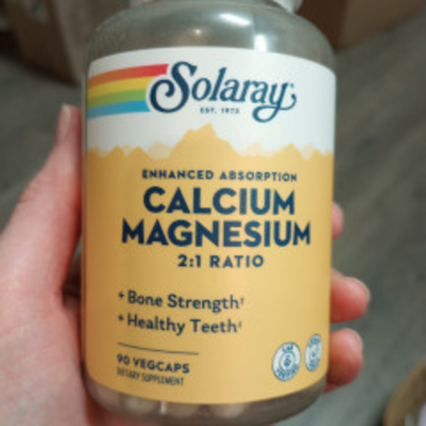Solaray: Calcium and Magnesium, 90c