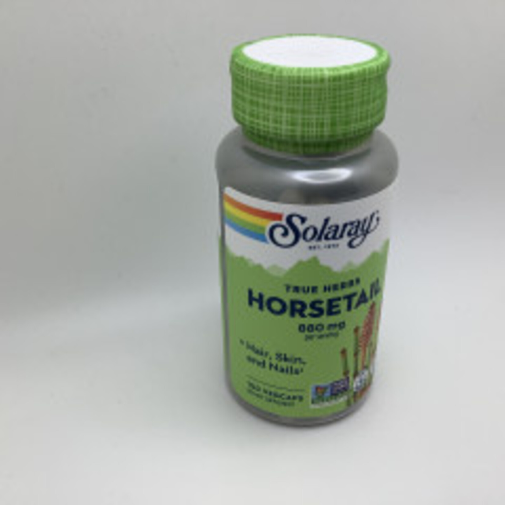 Solaray Horsetail (Equisetum arvense, Whole Aerial) - 880 mg, 100 Veg. Capsules