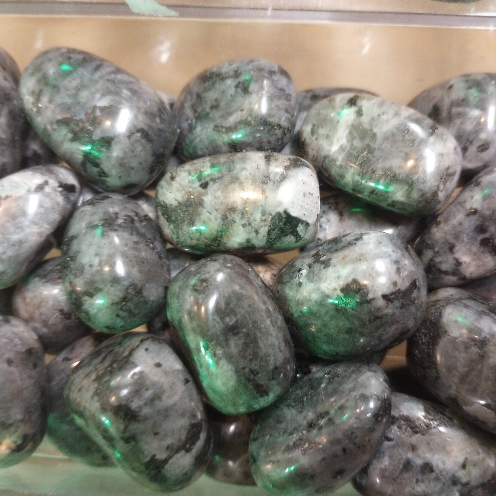Combo Stones: CarnivalUSA, Gemstone Factory, Etc. Tumble: Larvikite