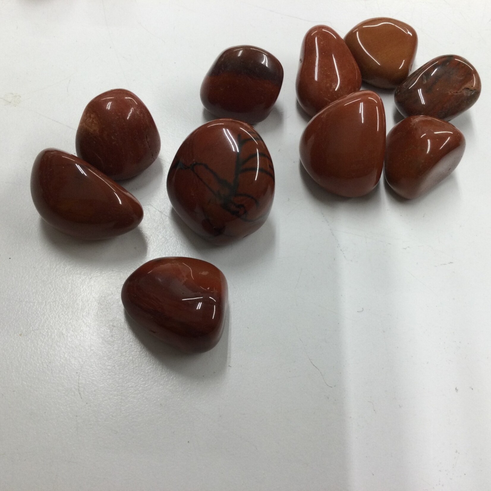 Combo Stones: CarnivalUSA, Gemstone Factory, Etc. Tumble: Red Jasper