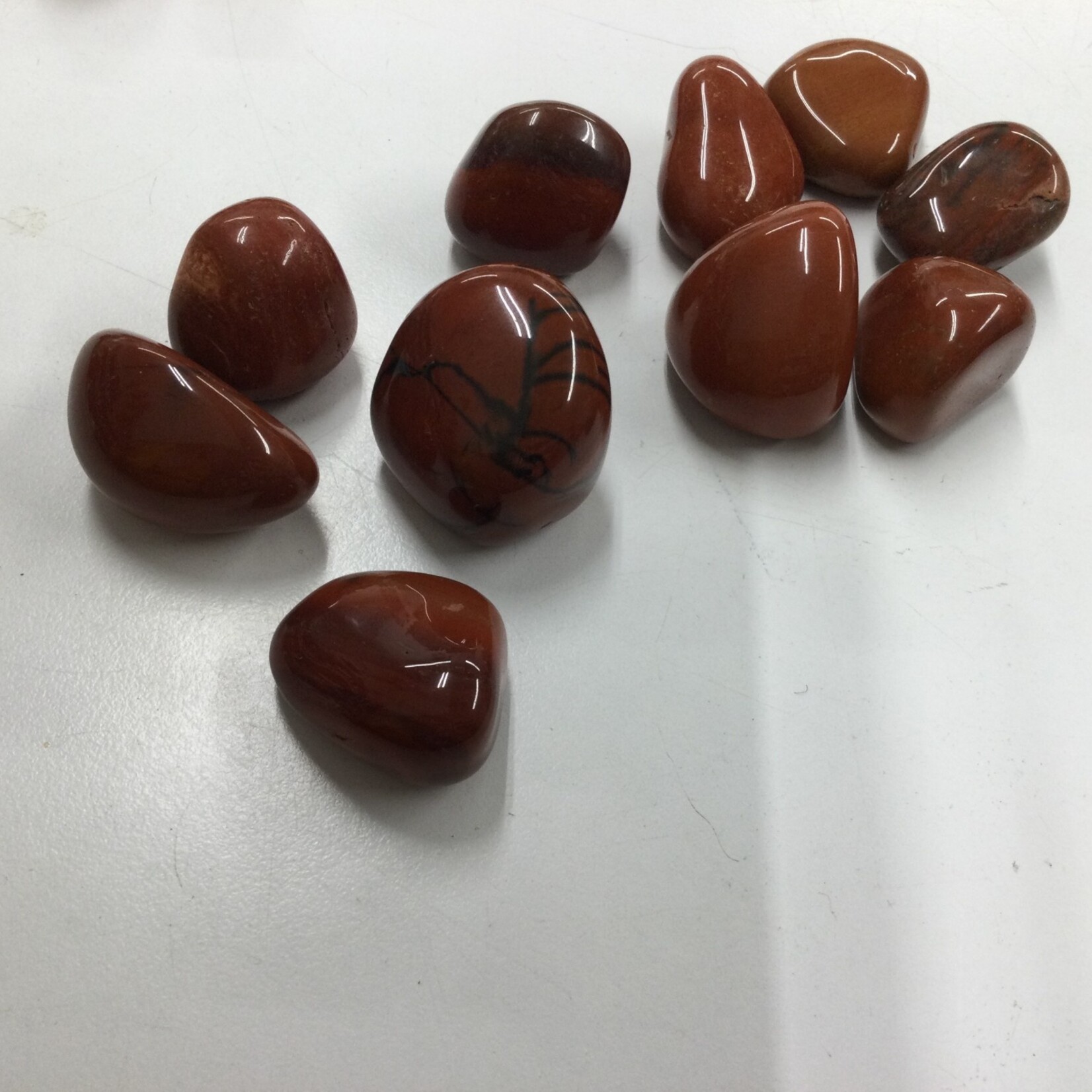 Stones Tumble: Red Jasper. Lg