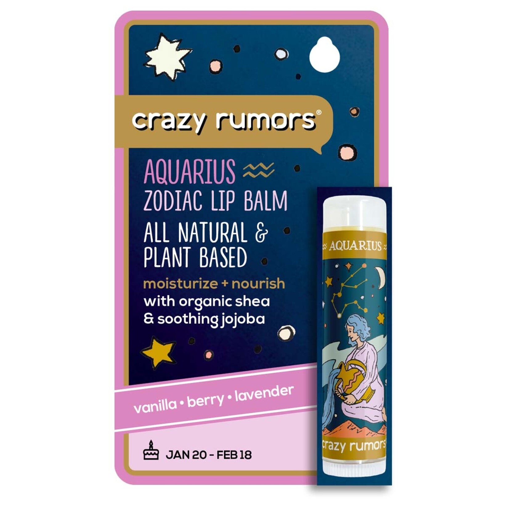 Crazy Rumors Crazy Rumors: Lip Balm Zodiac-