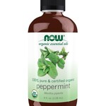 NOW Essential Oil, 4 oz: Peppermint- Organic