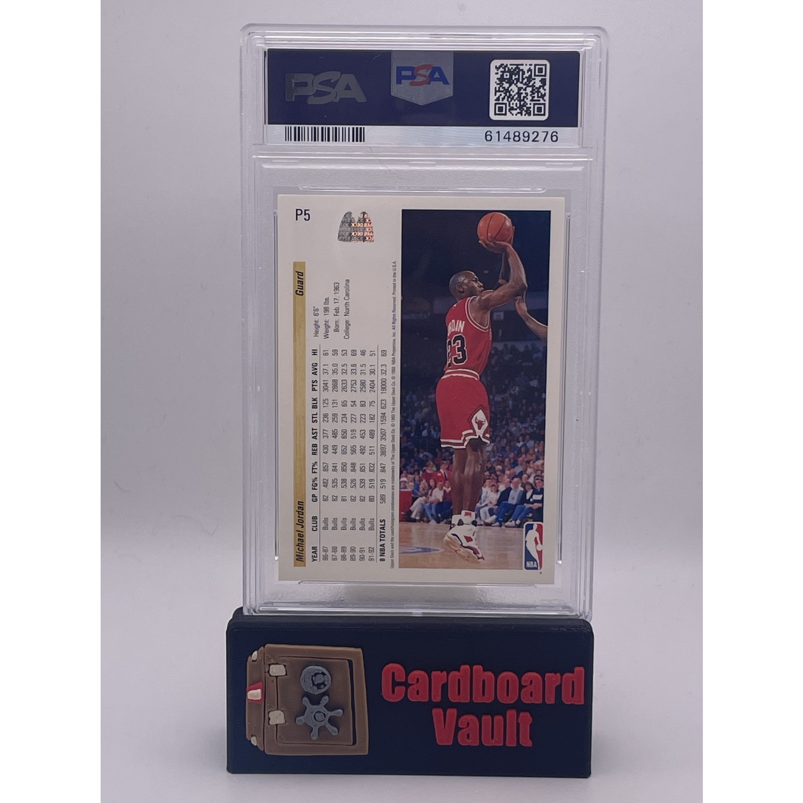 1992 Upper Deck McDonald's Michael Jordan #P5 PSA 7 - Cardboard Vault