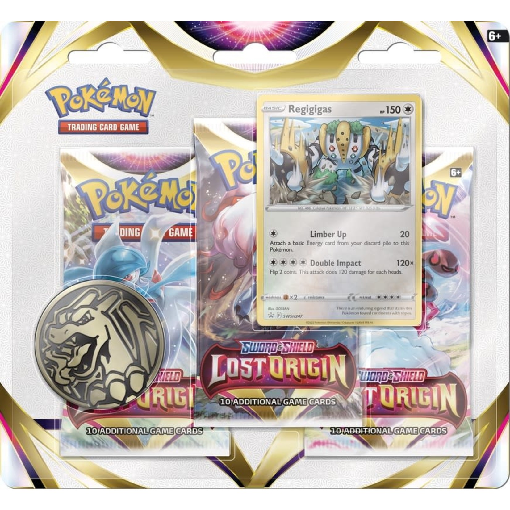 Pokémon Lost Origin 3 Pack Blister (Promo Card Varies) - Cardboard Vault