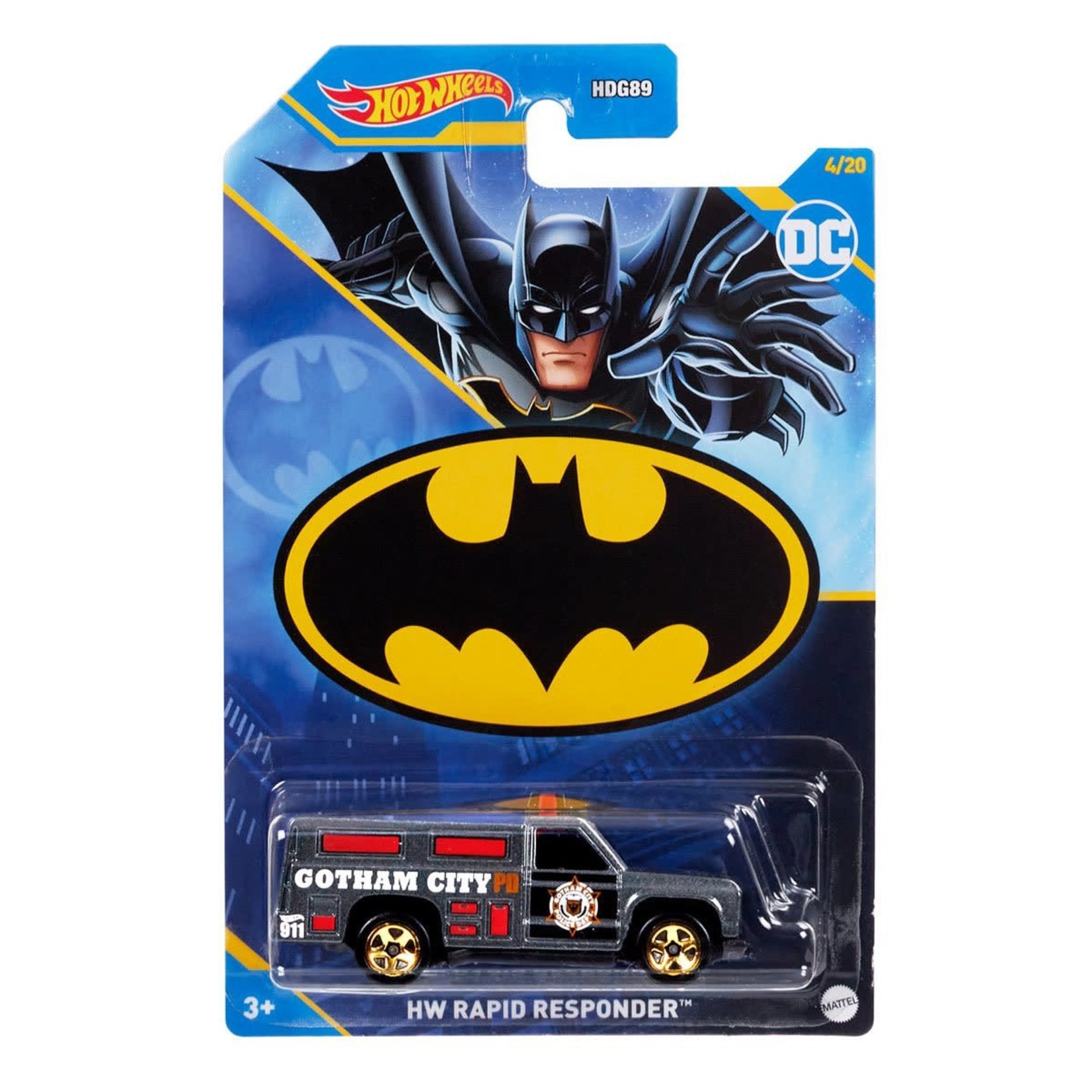 Hot Wheels Batman HW Rapid Responder 4/20 - Cardboard Vault