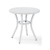 6438 Crosley Furniture Round Wicker End Table