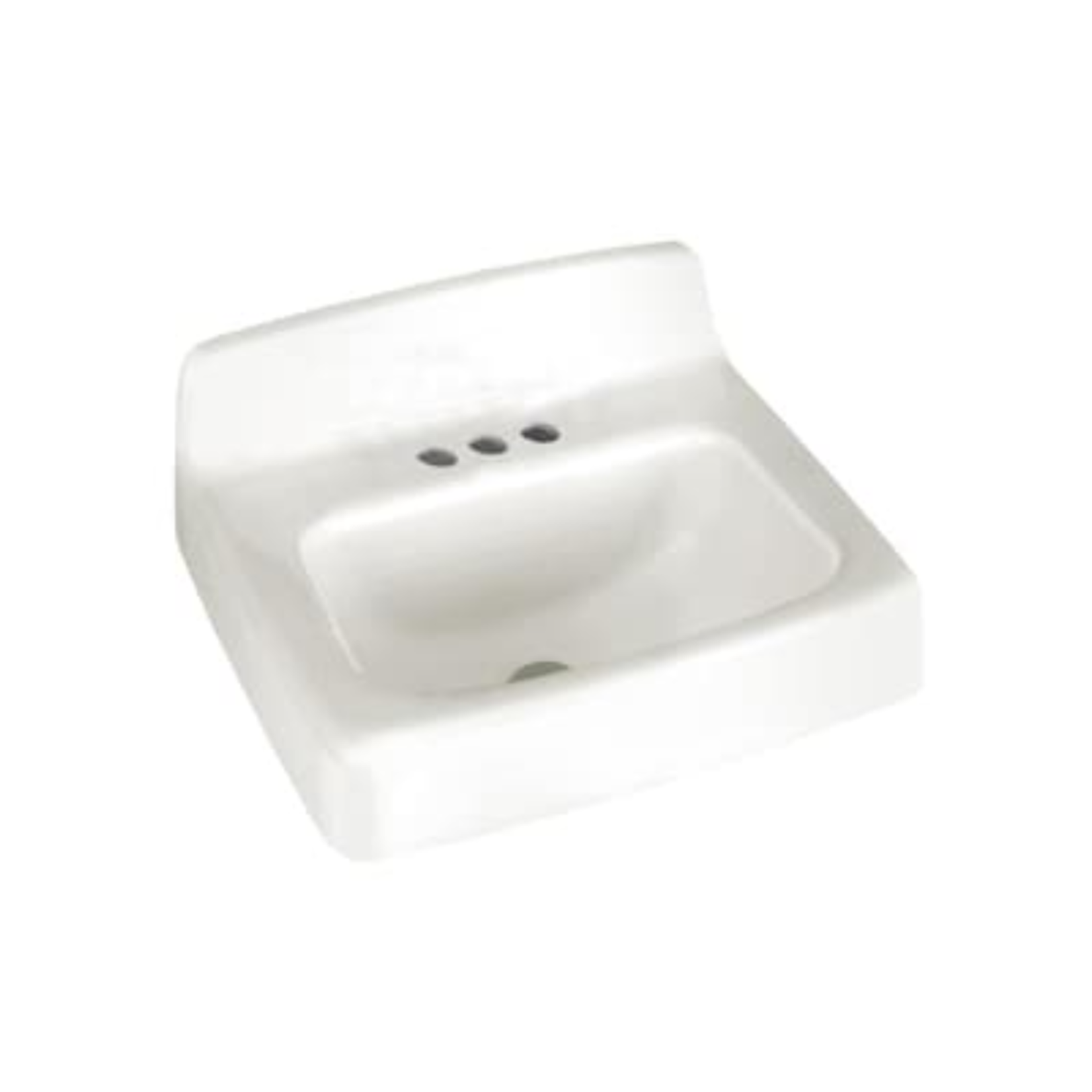 10093 American Standard White Cast Iron Wall Mount Bathroom Sink