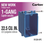 10358 1-Gang 22.cu PVC Electrical Outlet Box (Case of 100)