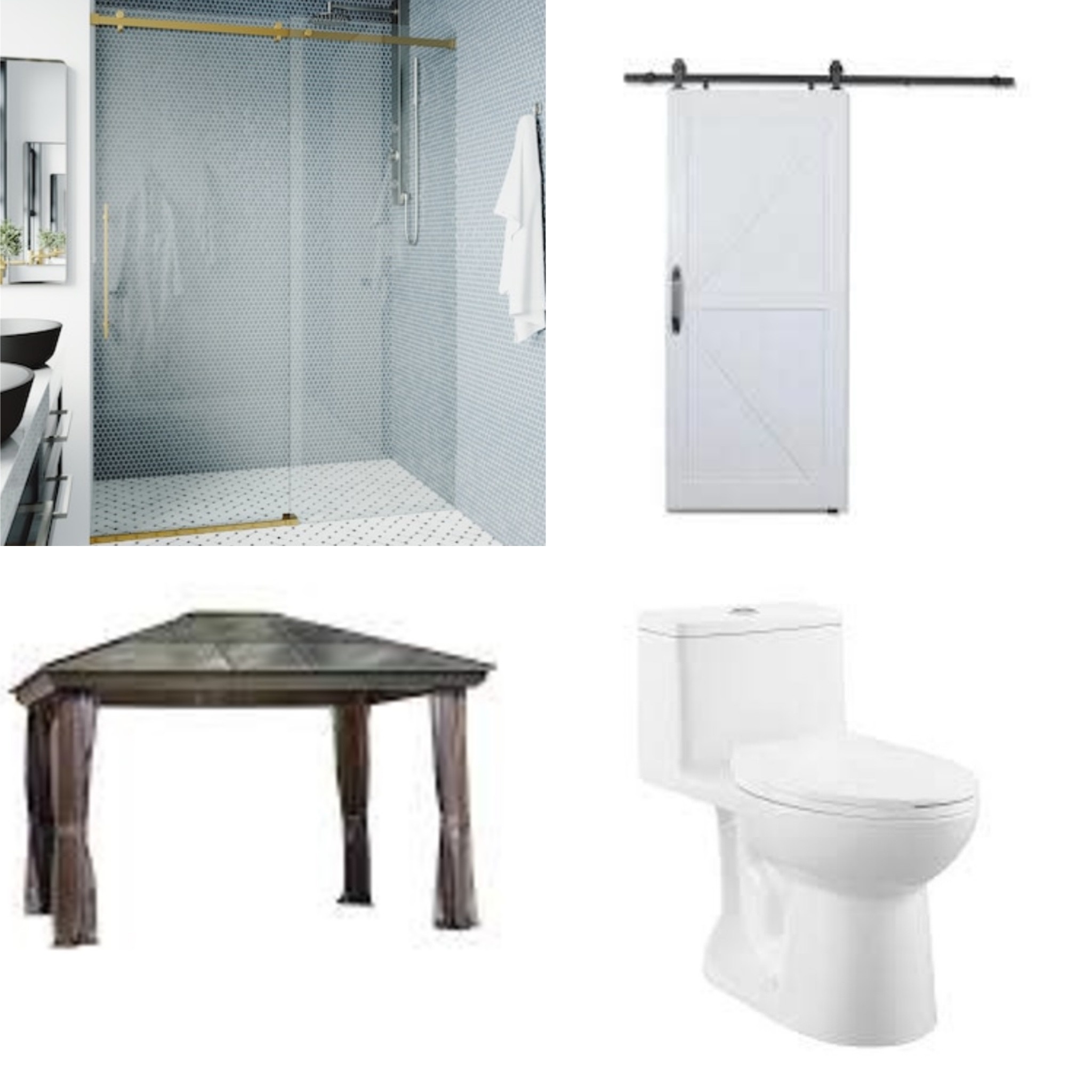 Frameless Shower Door, Gazebo, Barn Door and More!