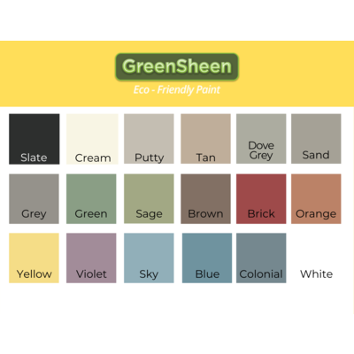 Green Sheen Green Sheen Paint Brick