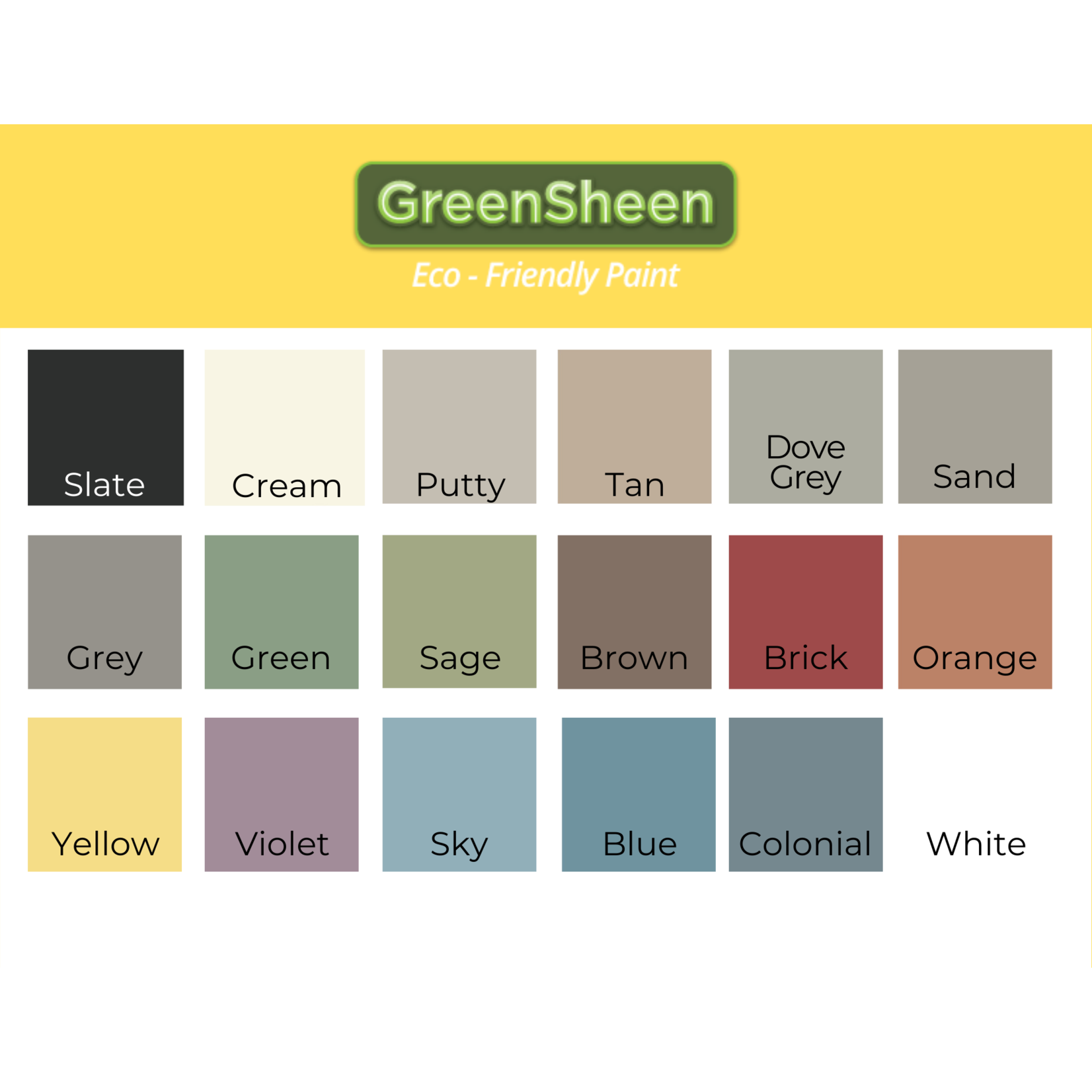 Green Sheen Green Sheen Paint Dove Grey