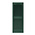 12820 Vantage 2-Pack Green Louvered Vinyl Exterior Shutters