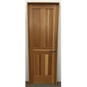 13728 Pre-Hung Recessed 4-Panel Solid Door