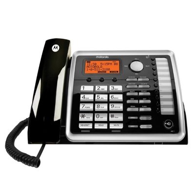 13762 Motorola Corded Desk Phone Digital Answering System