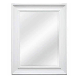 14529 Style Selections White Framed Mirror