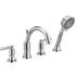 14740 Peerless Westchester Chrome 2-Handle Bathtub Faucet and Hand Shower