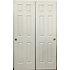 15181 White 6-Panel Closet Doors