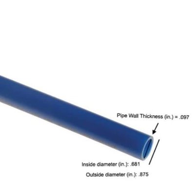15396 Apollo 3/4-in x 10-ft Blue PEX Pipe