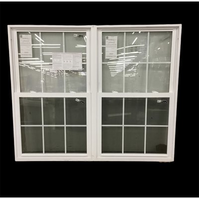 15678 Matching White Vinyl Sliding Window set