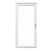 15688 White Aluminum Glass Storm Door