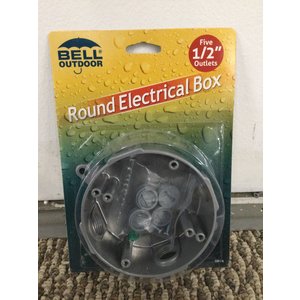 15862 Bell Outdoor Round Electrical Box