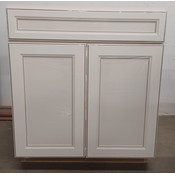 16150 Off-White Vanity Base Cabinet